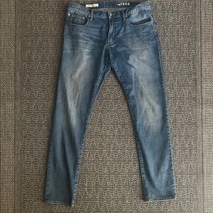 GAP Men's Classic 1969 Skinny Jeans Blue Wash 36x34